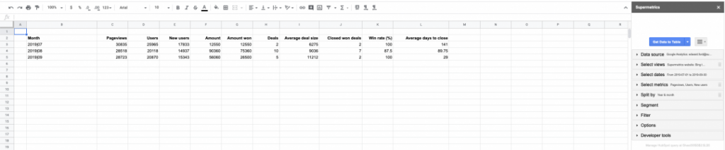 GA-HubSpot-data