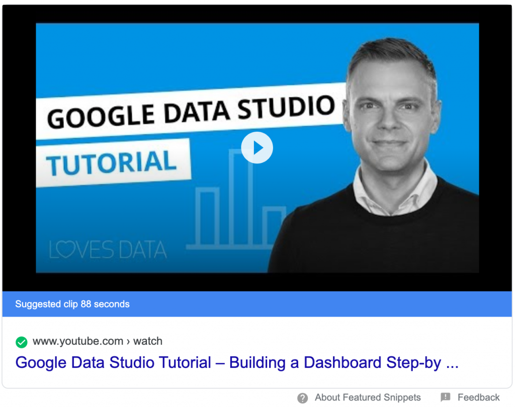 youtube suggested clip example