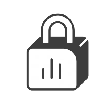 Supermetrics lock icon white