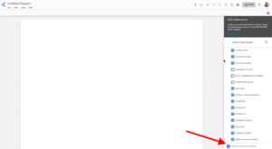 create new data source in google data studio