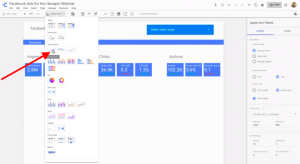 add time series chart in google data studio