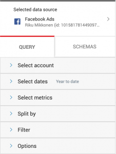 Query manager interface