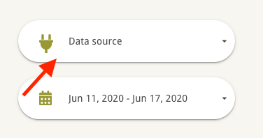 Filters in a google data studio dashboard