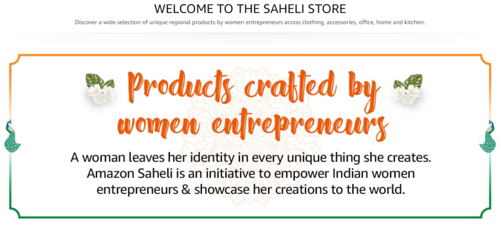 Amazon promoting women entrepreneurs