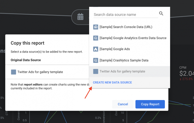 Create new data source