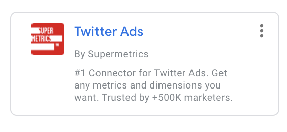 Twitter Ads by Supermetrics.