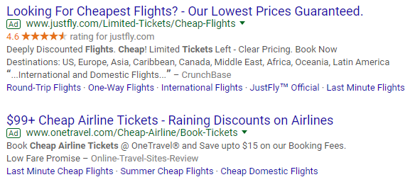 Few ads without pricing