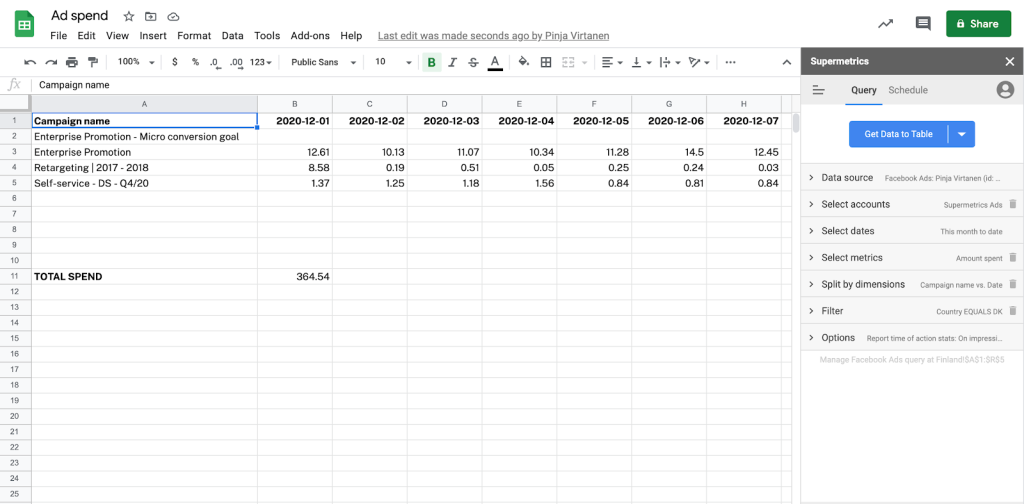 Supermetrics for Google Sheets vs. Supermetrics for Data Studio: which  product should you go with? - Supermetrics