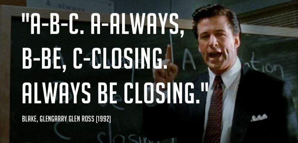 always be closing sales strategy