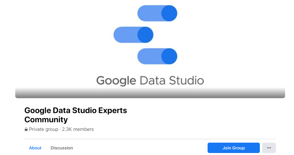 Private facebook group for google data studio experts