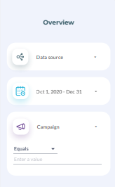 Bind Media and Supermetrics Paid Channel Dashboard Google Data Studio overview filter