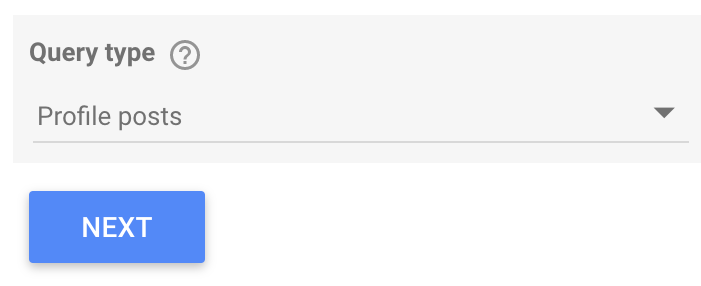 Supermetrics query