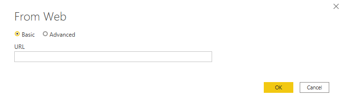 'URL from Web' view in Power BI