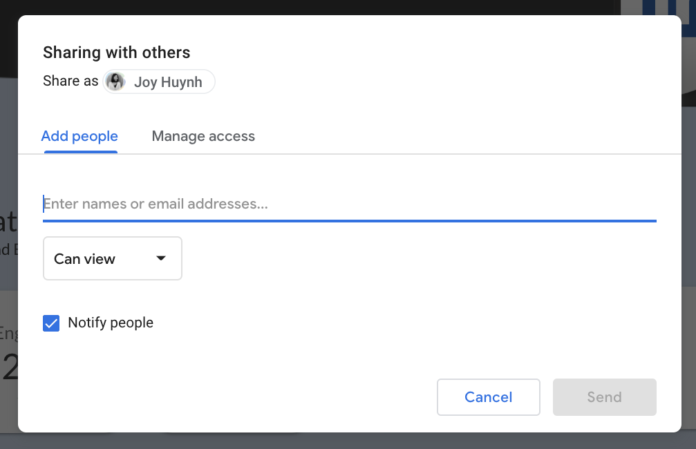 Share your Google Data Studio report