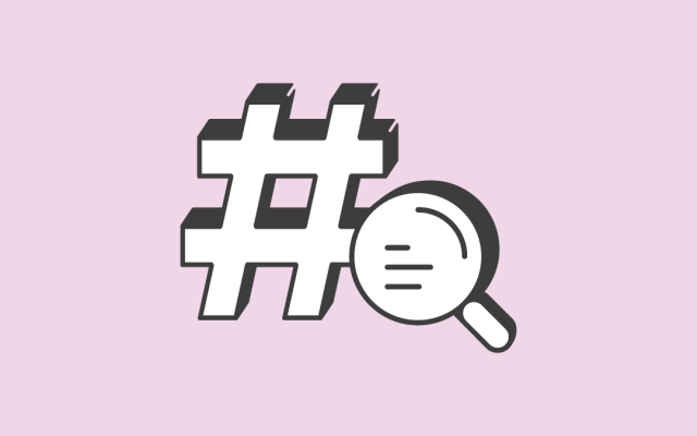 hashtag instagram icon