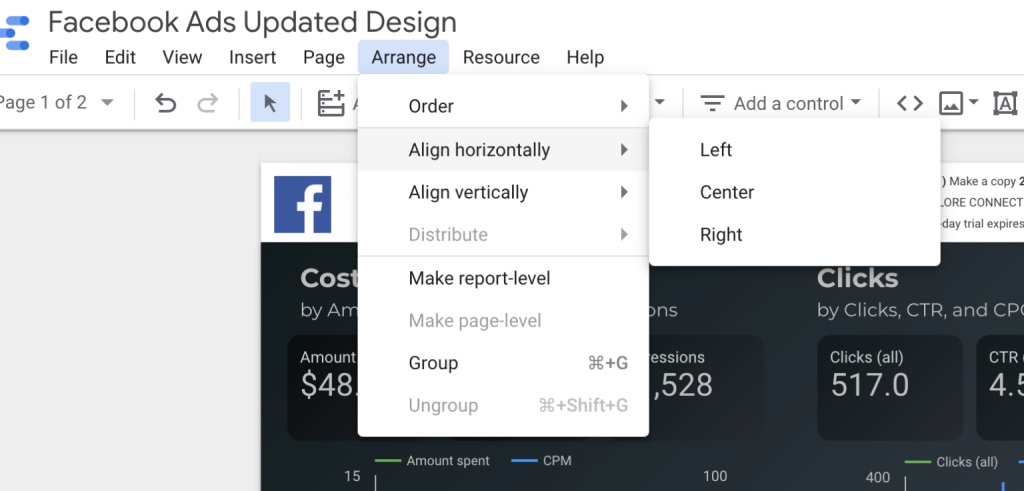 Facebook ads updated design