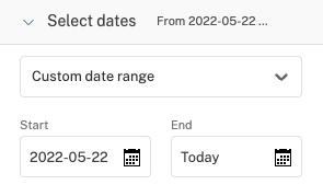 select dates view in power bi query manager