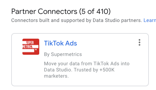 TikTok Ads by Supermetrics