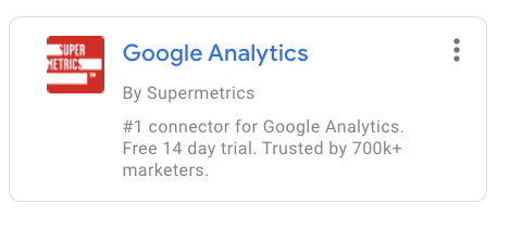 Google Analytics connector