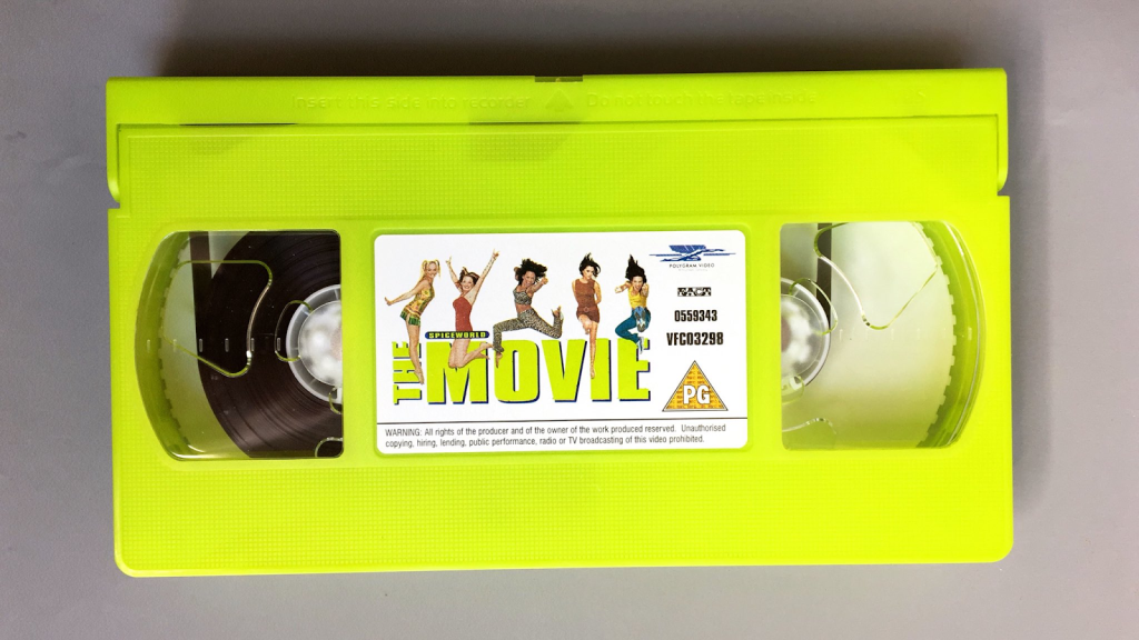 Spice Girls movie in VHS