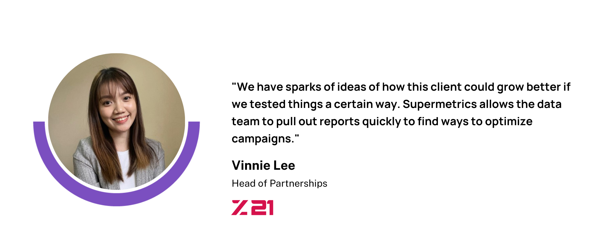Vinnie Lee, Head of Partnerships, Z21 Studio